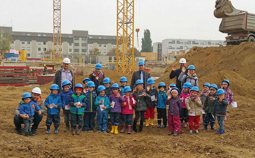 QUARTIER 11 – Kindergarten erlebt Baustelle